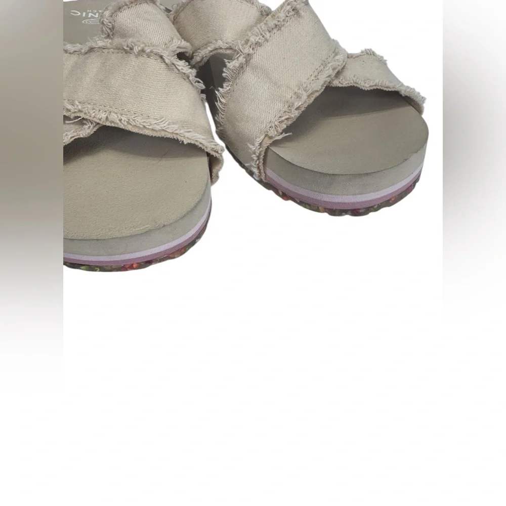 Vionic Tan Sandals with Ruffled Crossover Straps - Picture 5 of 8